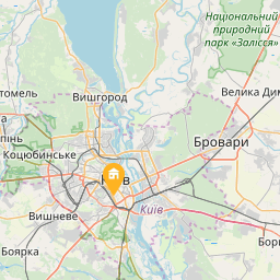 Уютная квартира в центре (Дворец Украина) на карті